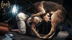 Sexy Jedi Training: A Canine's Ass'