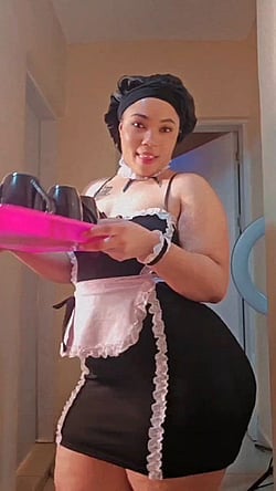 Thick Kenyan Housemaid: Big Booty, Bubble Butt, and Curvy'