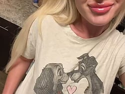 Busty Teen in Titty Tank Top Gives Main Character Vibe'