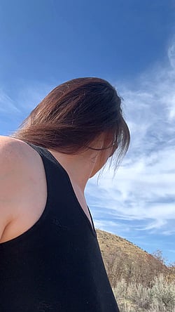 Was dared to flash on a hike? I took it one step further getting naked!'
