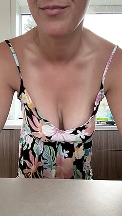 Blend in with Big Tits: Camouflage Boobs Tease'