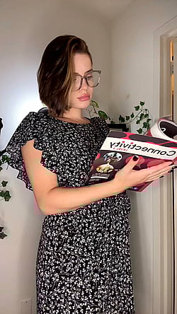 Nerdy Girl's Secret: A Cute Amateur TikTok'