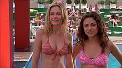Kirsten Dunst and Mila Kunis in Bikinis: Sexy Celebrity Moments'