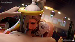 Mercy Matinee BJ Grand Cupido Overwatch - Uncensored 3D Animation'
