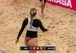 Dana Roskic's Canadian Beach Volleyball Booty'